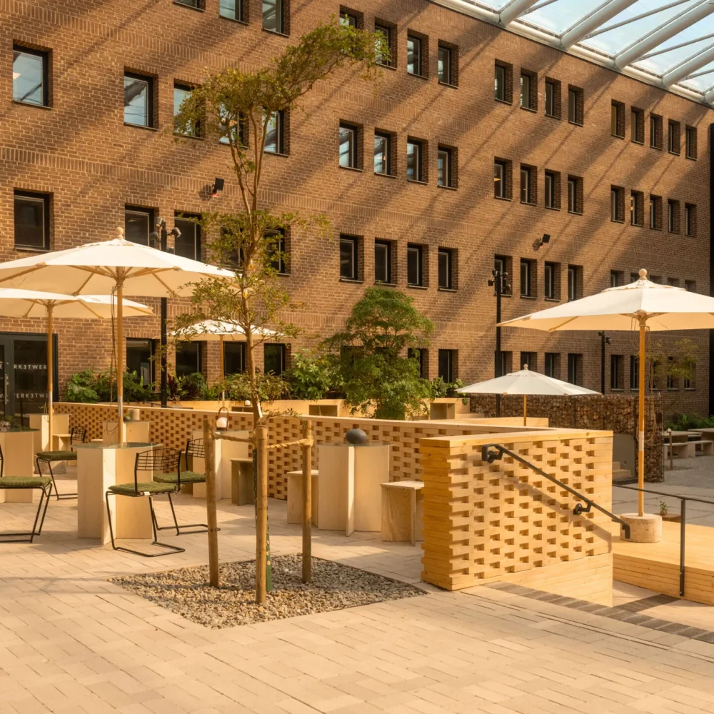 Atriet på Werket i Jönköping med plats för 600 personer på konferens